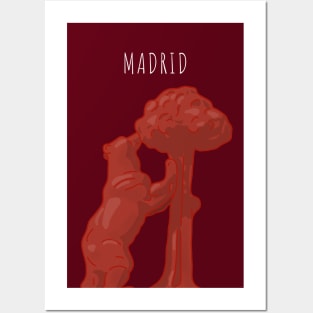 The Bear and the Strawberry Tree Spain Madrid Posters and Art